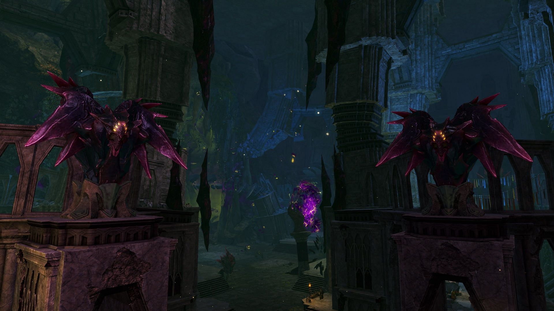 The Mursaat have left some interesting welcome gifts for visitors (Image via ArenaNet)
